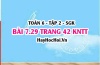 Bài 7.29 trang 42 Toán 6 Tập 2 Kết nối tri thức